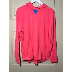 Men's Pink Long Sleeve Hoodie